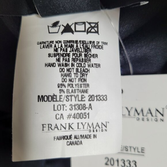 NWT Frank Lyman Women's Floral Off Shoulder Skirt Set Short Sleeve Multicolor 6 - Picture 6 of 6